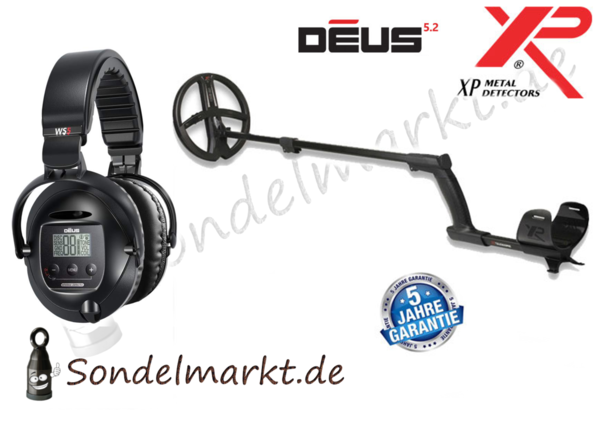 XP Deus X35 28 WS5 V5.2 Metalldetektor Funkkopfhörer