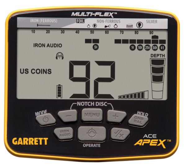 Garrett ACE APEX Wireless Pack Metalldetektor